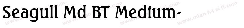 Seagull Md BT Medium字体转换
